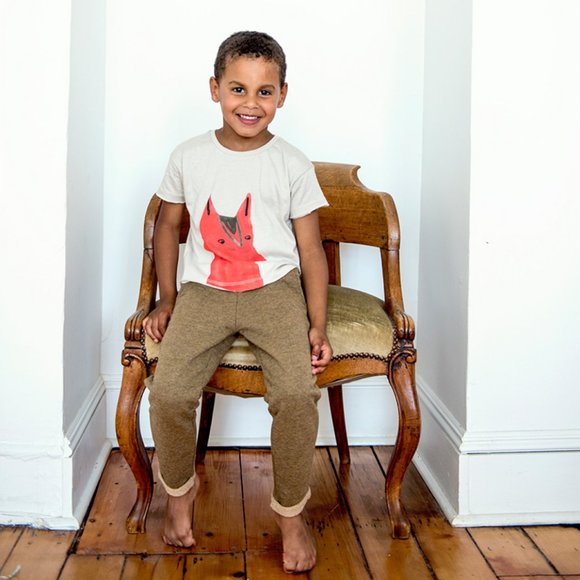 Oeuf NYC Fox Tee - Picture 3 of 4